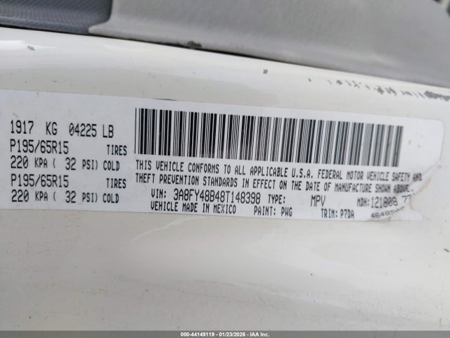 Продажа на аукционе авто 2008 Chrysler Pt Cruiser Lx, vin: 3A8FY48B48T148398, номер лота: 44149119