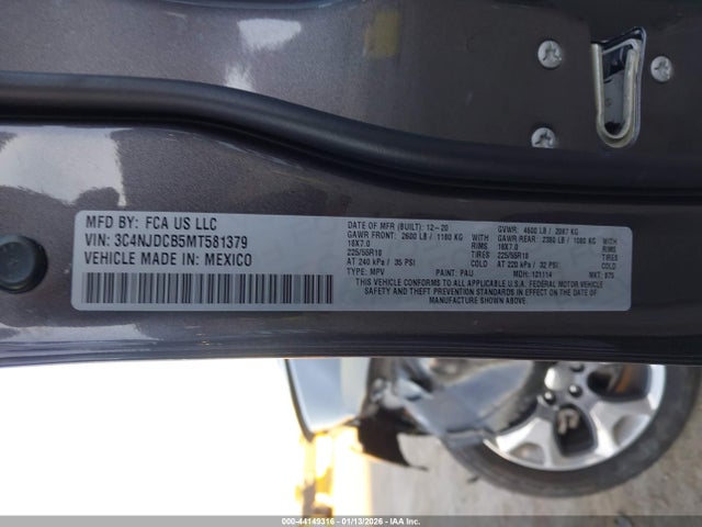 Jeep Compass Limited 4x4 2021 3C4NJDCB5MT581379 Image 9