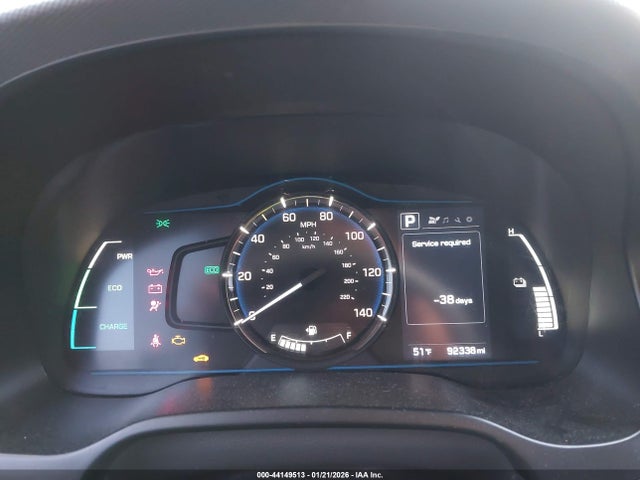 KMHC65LCXKU167522 Hyundai Ioniq Hybrid Blue