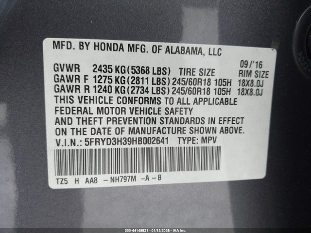 2017 ACURA MDX 5FRYD3H39HB002641 Photo 8
