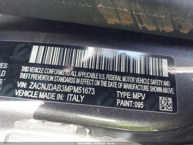 Продаж на аукціоні авто 2021 Jeep Renegade Sport 4x4, vin: ZACNJDAB3MPM51673, номер лоту: 44149600