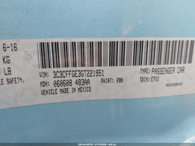 2016 FIAT 500E 3C3CFFGE3GT221951 Photo 8