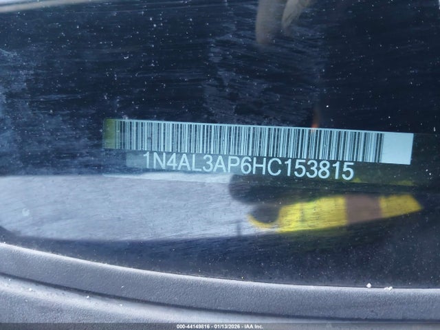 Продаж на аукціоні авто 2017 Nissan Altima 2.5 Sl, vin: 1N4AL3AP6HC153815, номер лоту: 44149816