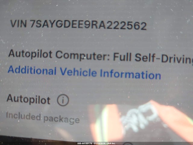 2024 TESLA MODEL Y 7SAYGDEE9RA222562 Photo 8