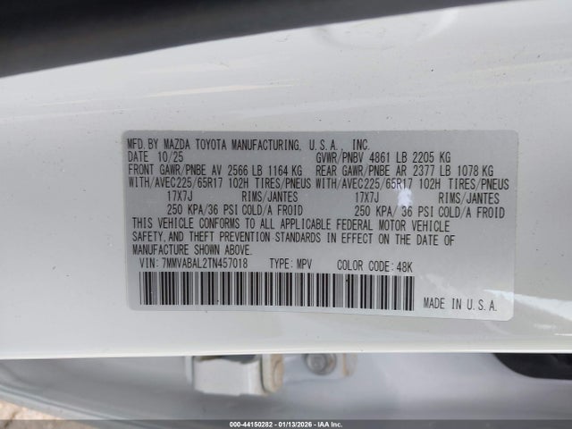 Продаж на аукціоні авто 2026 Mazda Cx-50 2.5 S Select, vin: 7MMVABAL2TN457018, номер лоту: 44150282