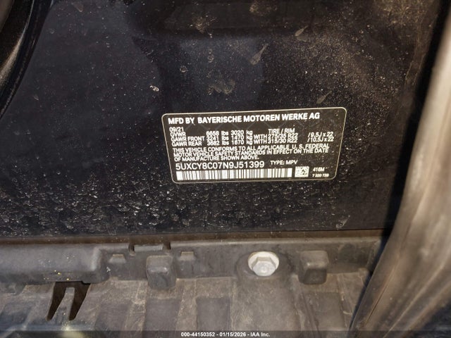 2022 BMW X6 5UXCY8C07N9J51399 Photo 8