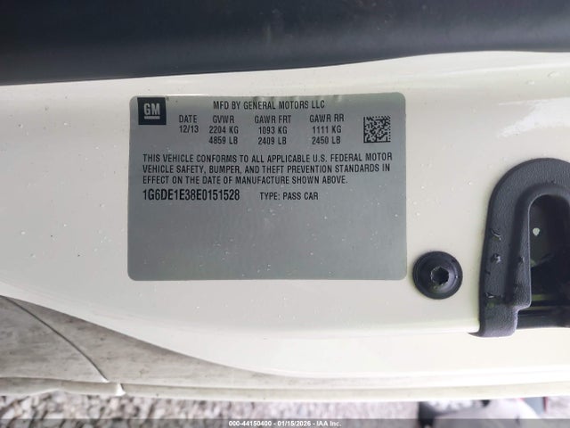 2014 CADILLAC CTS 1G6DE1E38E0151528 Photo 8