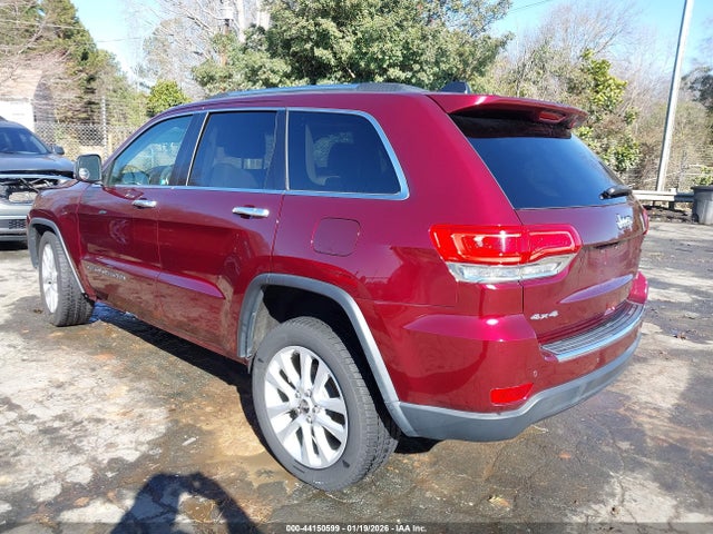 Aukcja sprzedaży 2017 Jeep Grand Cherokee Limited 4x4, vin: 1C4RJFBG4HC654558, numer aukcji: 44150599
