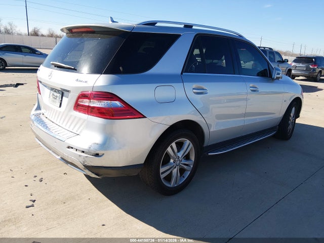 Продажа на аукционе авто 2012 Mercedes-benz Ml 350 4matic, vin: 4JGDA5HB0CA025508, номер лота: 44150726