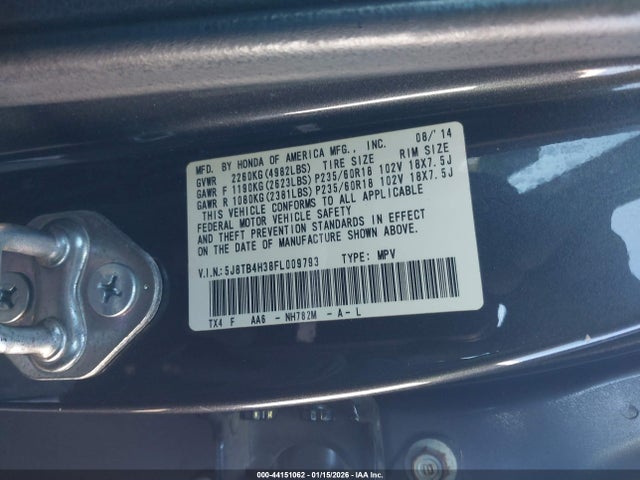 2015 ACURA RDX 5J8TB4H38FL009793 Photo 8
