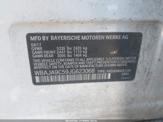 WBAJA9C59JG623068 BMW 530e Iperformance