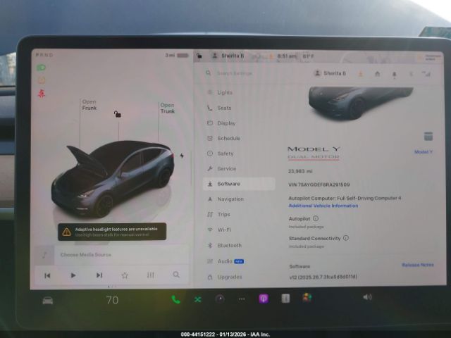 2024 TESLA MODEL Y 7SAYGDEF8RA291509 Photo 6
