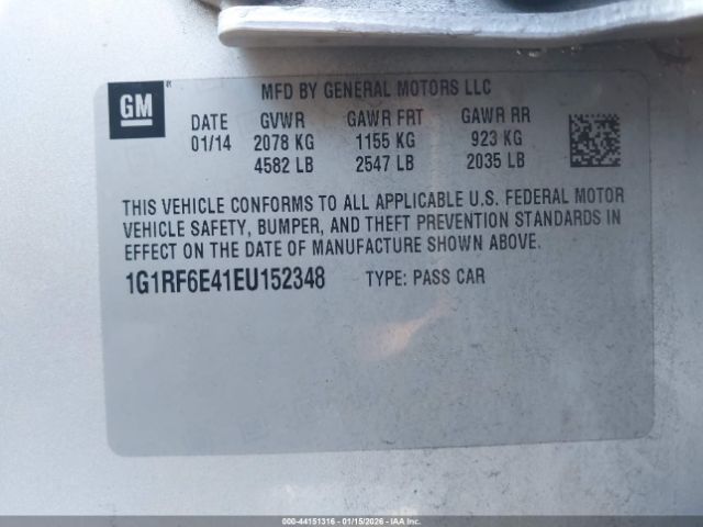 2014 CHEVROLET VOLT 1G1RF6E41EU152348 Photo 8