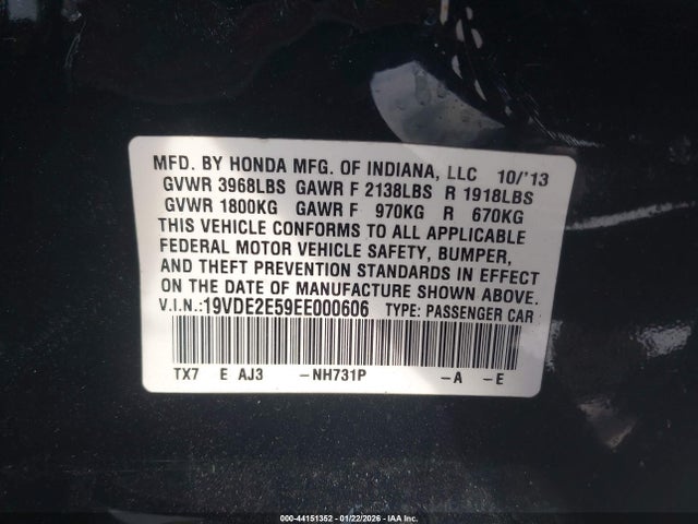 2014 ACURA ILX 19VDE2E59EE000606 Photo 8