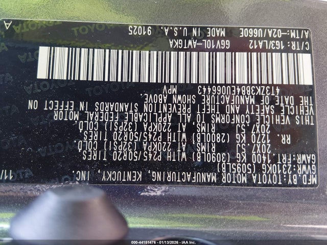 Toyota Venza Xle V6 2014 4T3ZK3BB4EU066443 Image 9
