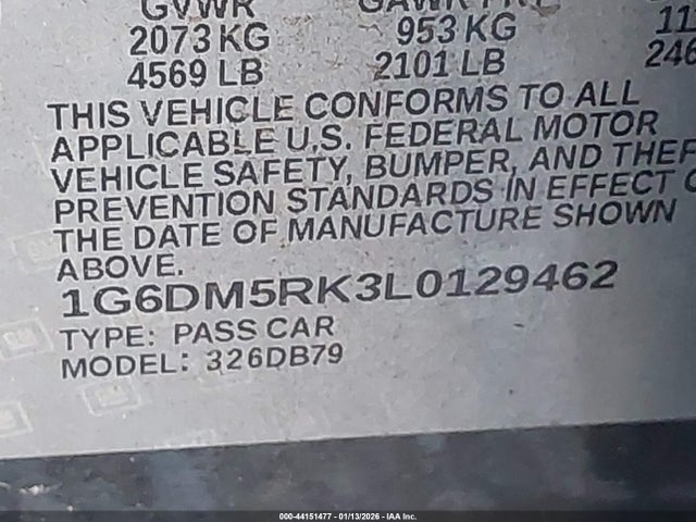 2020 CADILLAC CT5 1G6DM5RK3L0129462 Photo 8