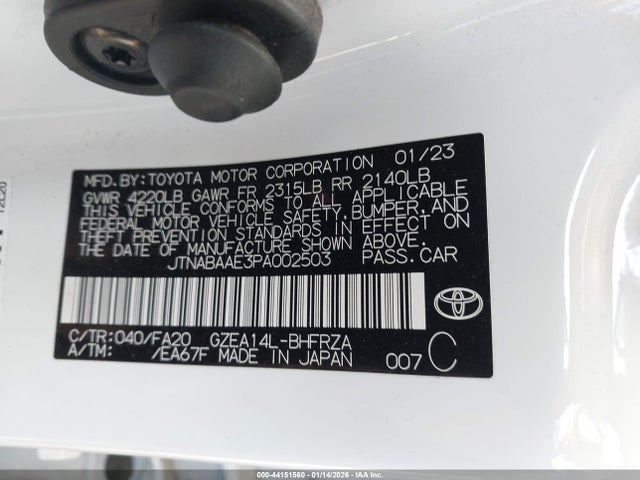 2023 TOYOTA GR COROLLA JTNABAAE3PA002503 Photo 8