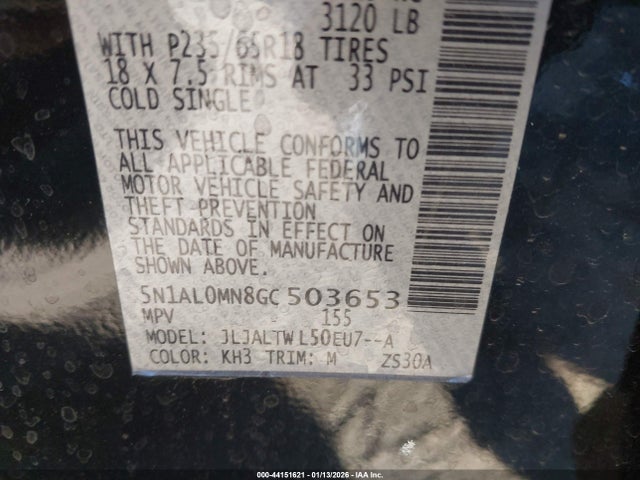 5N1AL0MN8GC503653 Infiniti QX60