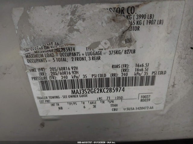 Ford Ecosport Se 2019 MAJ3S2GE2KC285974 Image 9