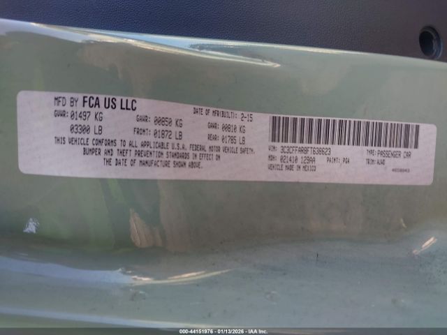 2015 FIAT 500 3C3CFFAR8FT638623 Photo 8