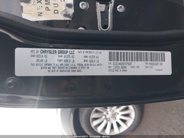 Aukcja sprzedaży 2014 Chrysler 300, vin: 2C3CCAAG9EH375687, numer aukcji: 44152073