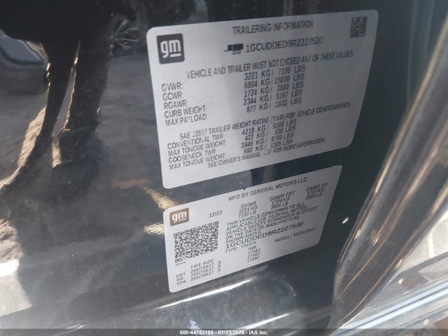 1GCUDDED9RZ227530 Chevrolet Silverado 1500 4wd Short Bed Lt