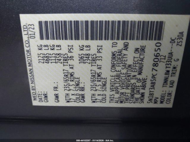 2023 NISSAN ROGUE 5N1BT3AB5PC780650 Photo 8