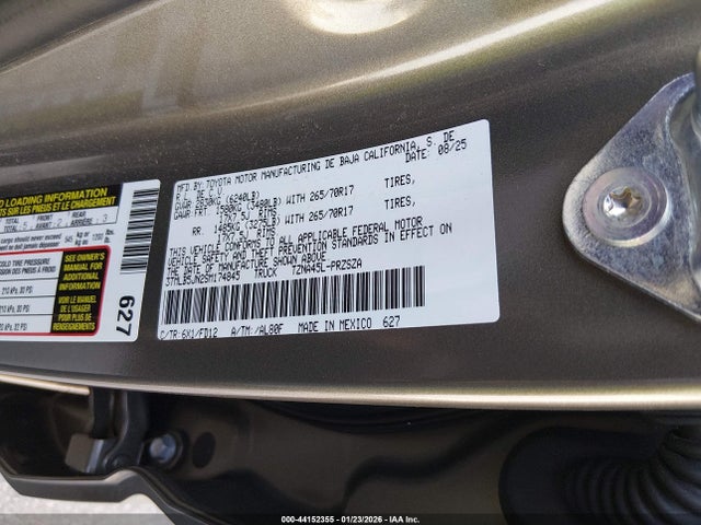 Toyota Tacoma Trd Off Road 2025 3TMLB5JN2SM174845 Image 9