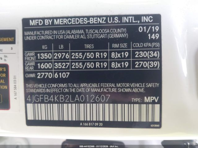 2020 MERCEDES-BENZ GLE 350 4JGFB4KB2LA012607 Photo 8