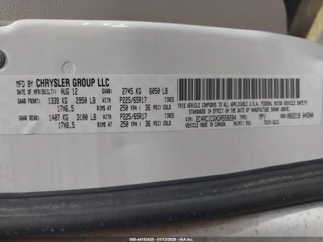 2013 CHRYSLER TOWN & COUNTRY 2C4RC1CGXDR558284 Photo 8