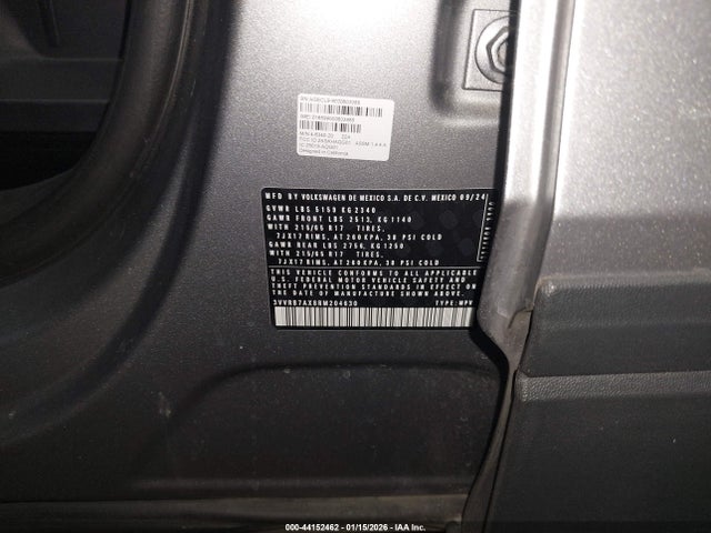 3VVRB7AX8RM204630 Volkswagen Tiguan 2.0t S