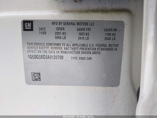 2010 CADILLAC CTS 1G6DG5EG0A0120708 Photo 8