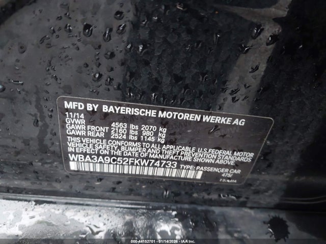 2015 BMW 335I WBA3A9C52FKW74733 Photo 8