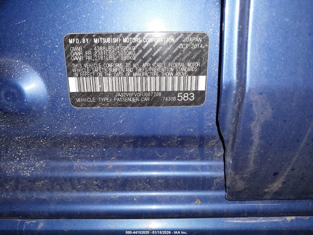 2015 MITSUBISHI LANCER JA32V6FV0FU007708 Photo 8