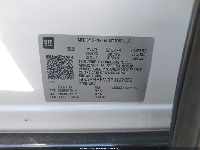 Aukcja sprzedaży 2023 Buick Enclave Essence Fwd, vin: 5GAERBKW0PJ127653, numer aukcji: 44152860