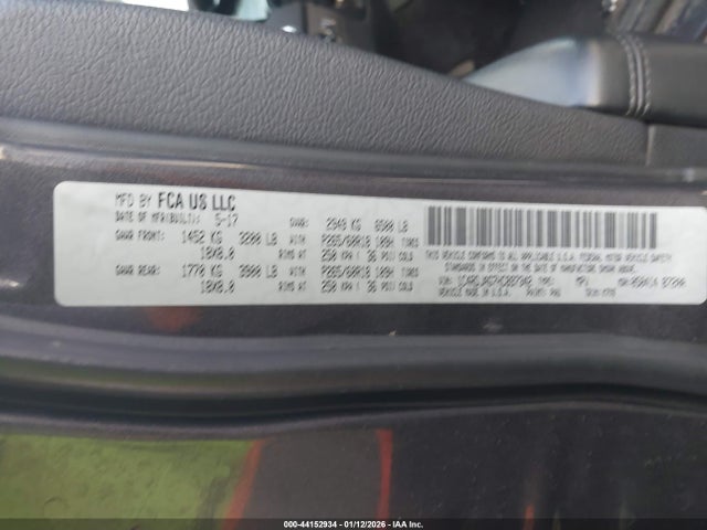 2017 DODGE DURANGO 1C4RDJAG7HC897342 Photo 8