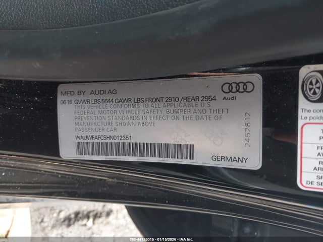 2017 AUDI S7 WAUWFAFC5HN012351 Photo 8