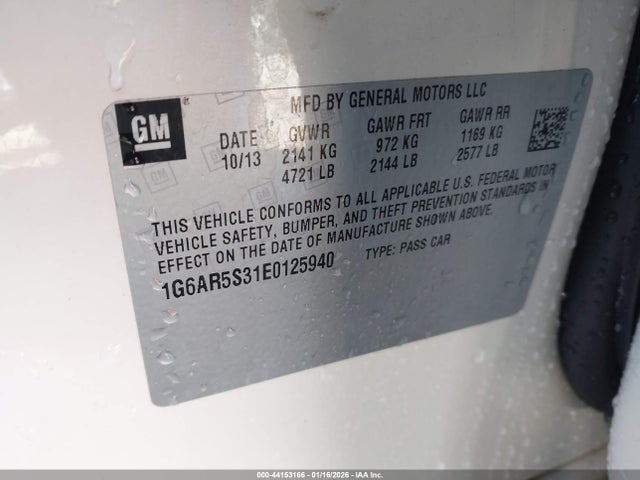 2014 CADILLAC CTS 1G6AR5S31E0125940 Photo 8