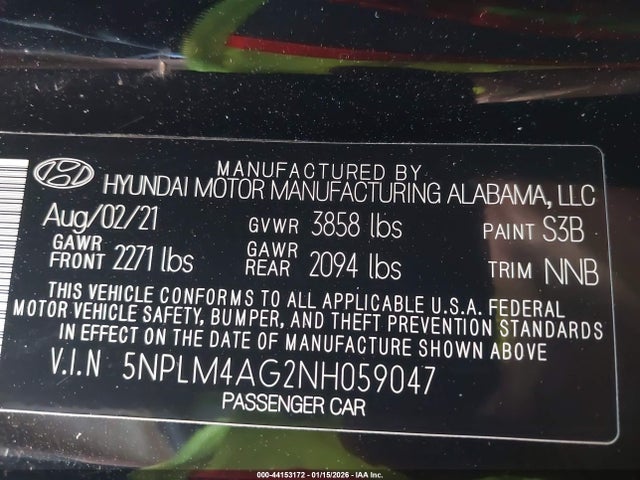Hyundai ELANTRA SEL 2022 5NPLM4AG2NH059047 Image 9