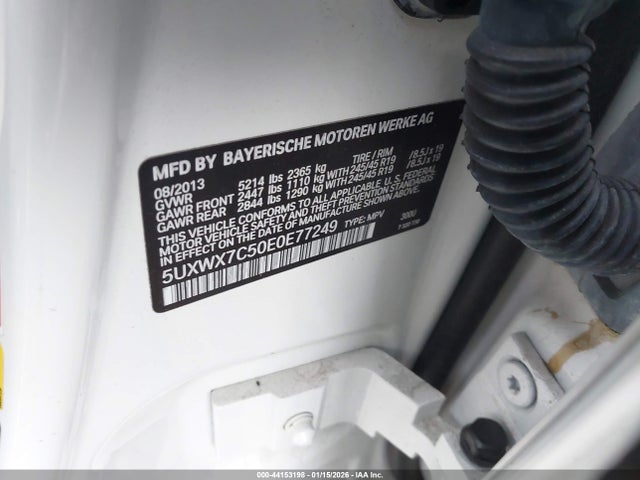 Продажа на аукционе авто 2014 Bmw X3 Xdrive35i, vin: 5UXWX7C50E0E77249, номер лота: 44153198