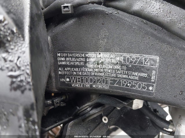 2015 BMW S 1000 WB10D1201FZ199505 Photo 9