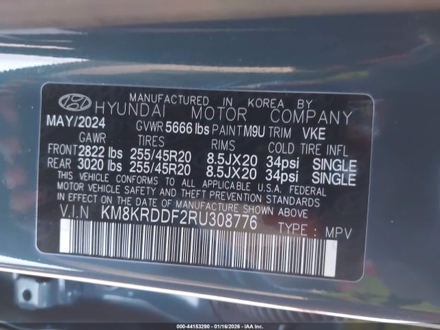 Hyundai Ioniq 5 Limited 2024 KM8KRDDF2RU308776 Image 9