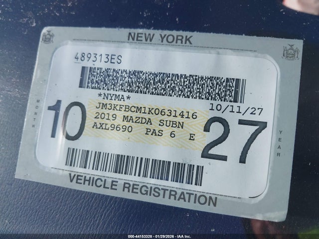 Продажа на аукционе авто 2019 Mazda Cx-5 Touring, vin: JM3KFBCM1K0631416, номер лота: 44153328