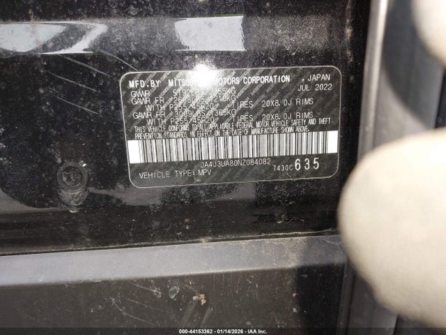 2022 MITSUBISHI OUTLANDER JA4J3UA80NZ084082 Photo 8