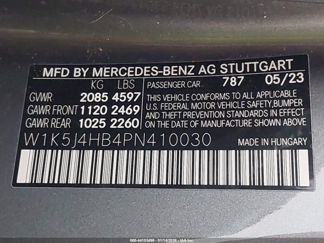 2023 MERCEDES-BENZ CLA 250 COUPE W1K5J4HB4PN410030 Photo 8