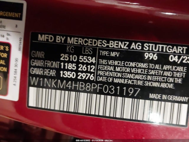 2023 MERCEDES-BENZ GLC 300 W1NKM4HB8PF031197 Photo 8