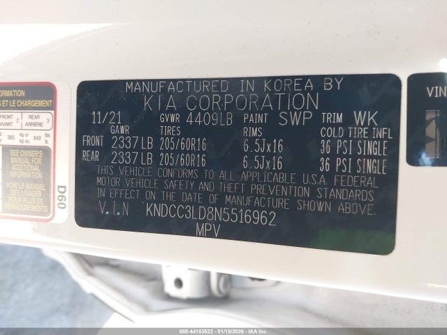 2022 KIA NIRO PLUG-IN HYBRID KNDCC3LD8N5516962 Photo 8