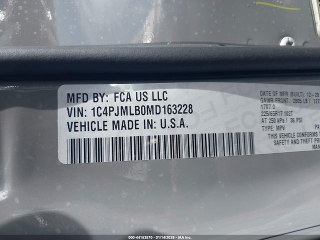 Jeep Cherokee Latitude Plus 4x4 2021 1C4PJMLB0MD163228 Image 9