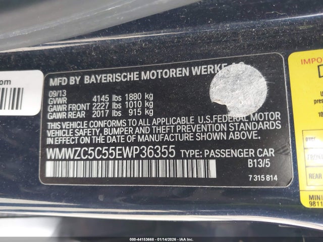 2014 MINI COUNTRYMAN WMWZC5C55EWP36355 Photo 8