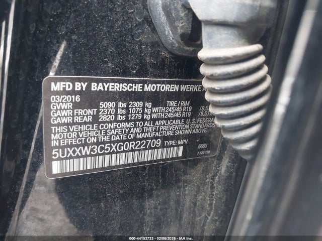 5UXXW3C5XG0R22709 BMW X4 Xdrive28i